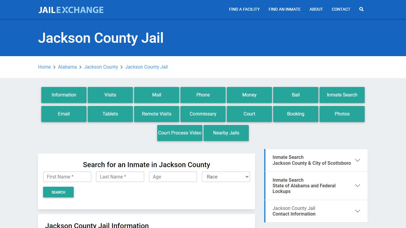 Jackson County Jail Roster Lookup, AL, Inmate Search