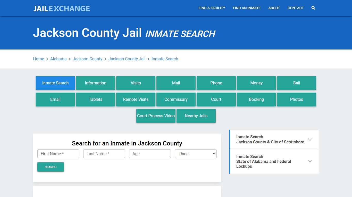 Jackson County Jail, AL Inmate Search: Roster & Mugshots - Jail Exchange